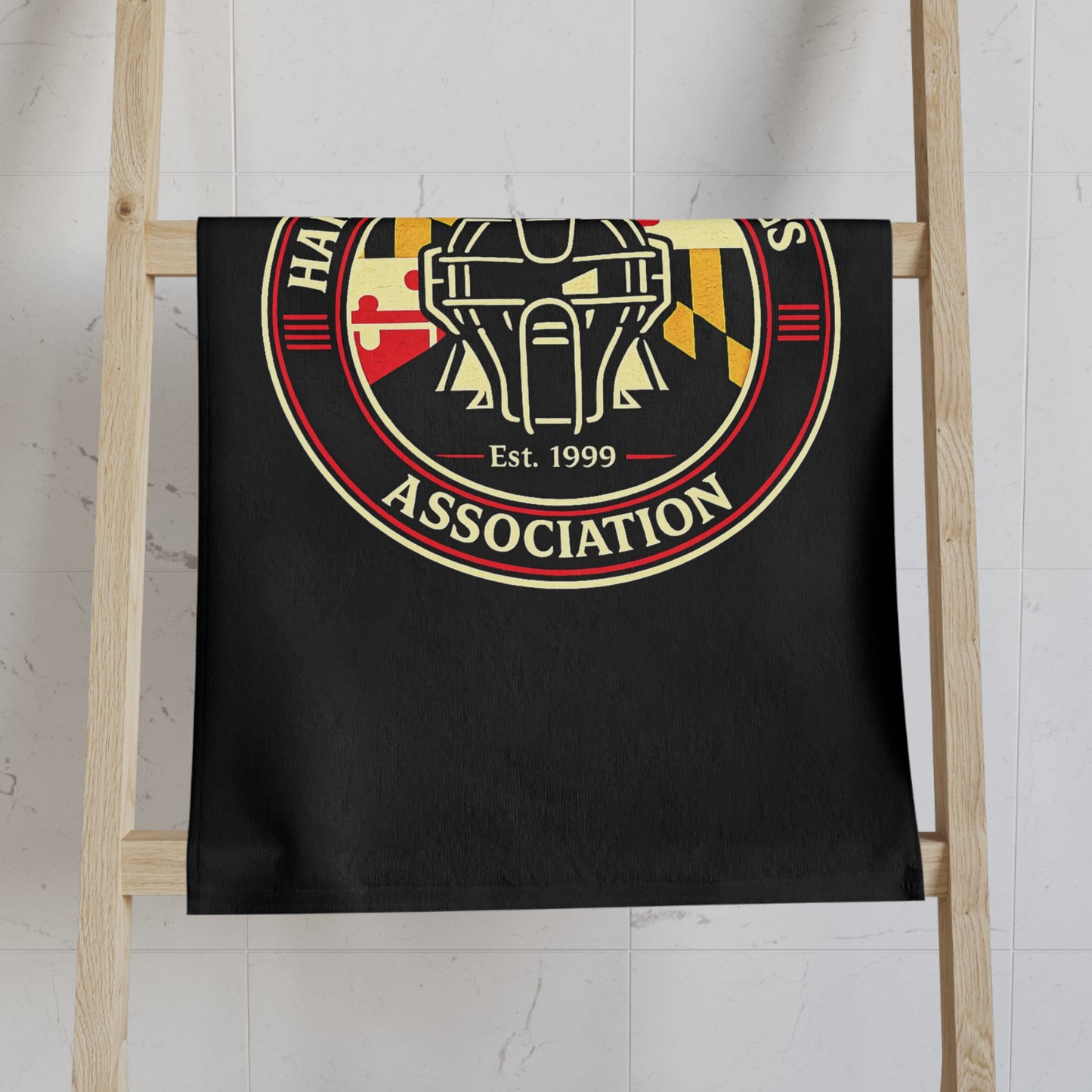 Harford County Umpires Association Hand Towel – Maryland Flag Logo