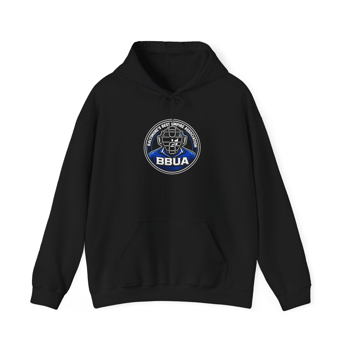 Baltimore Best Umpire Association Logo Hoodie – Retro Crest Sweatshirt