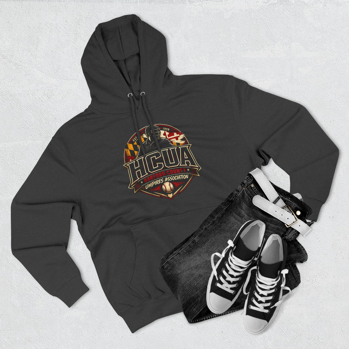 H.C.U.A. Gray Hoodie