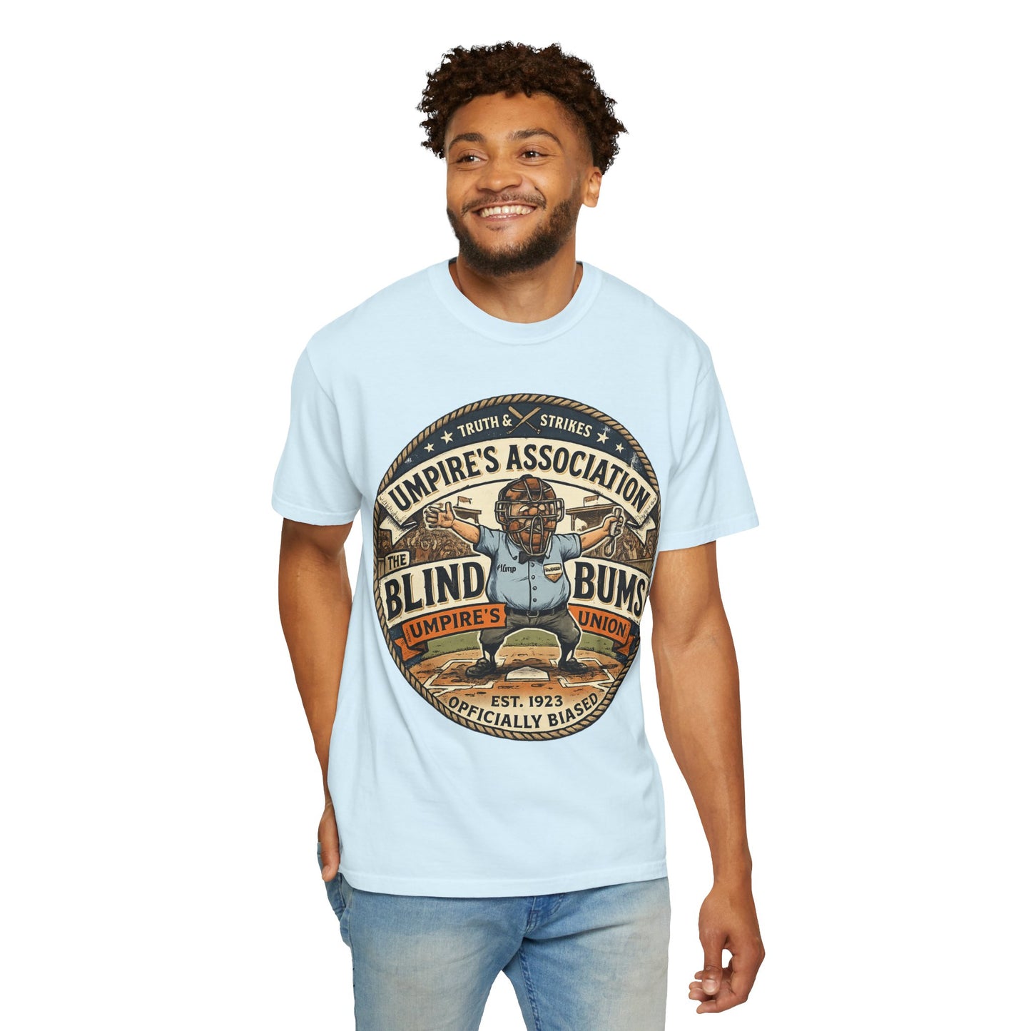 Umpire's Association "Blind Bums" Vintage Baseball T-Shirt