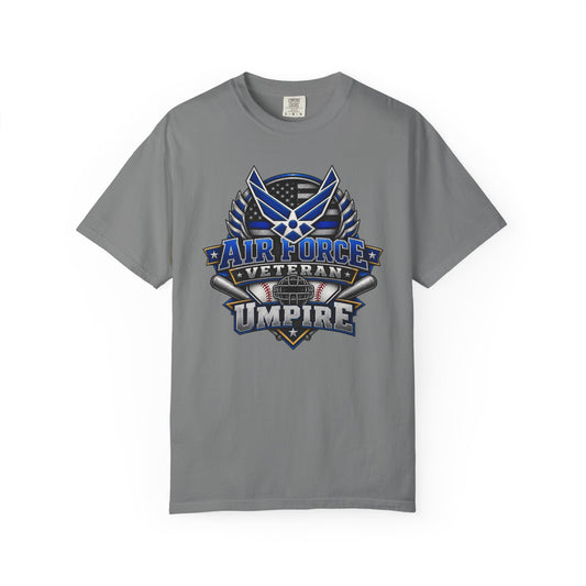 Air Force Veteran Emblem Umpire T-Shirt