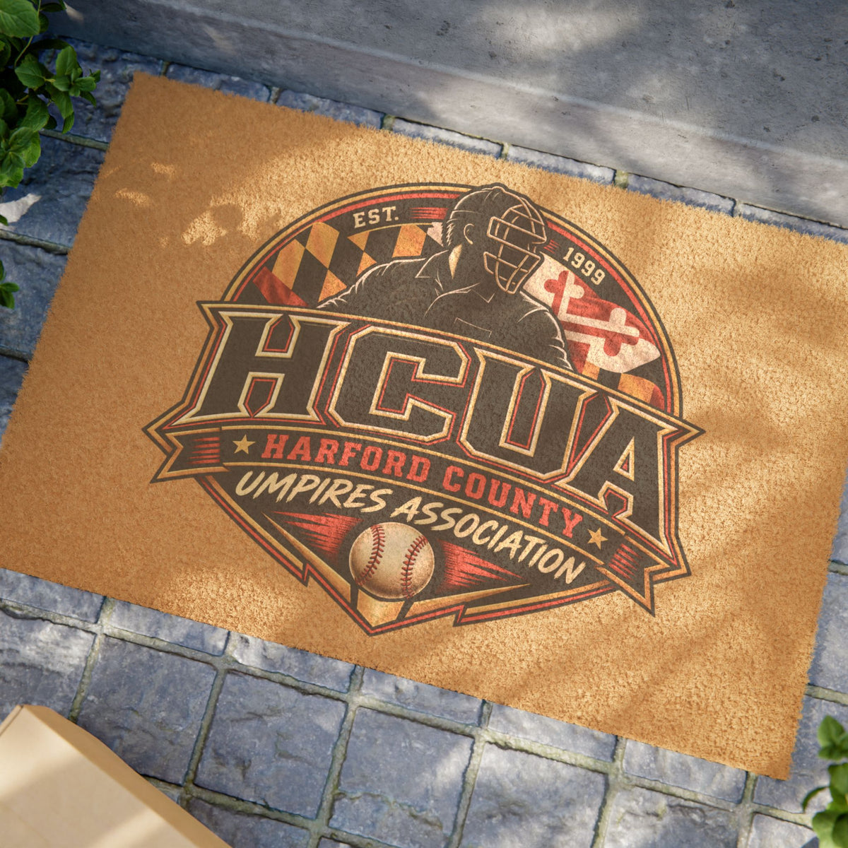 Harford County Umpires Association Doormat — H.C.U.A. Umpire Changing Mat