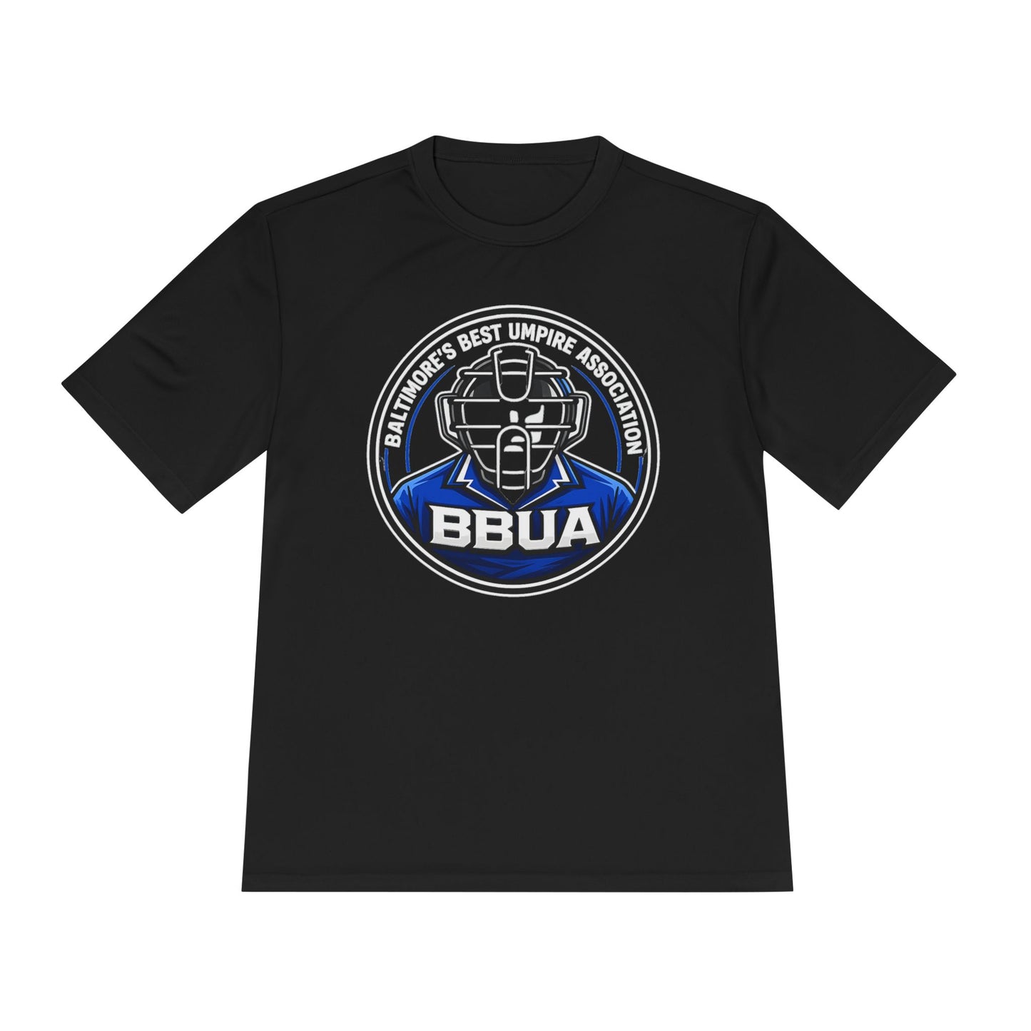 BBUA Umpire Logo Sport-Tek Tee — Moisture Wicking Baseball Umpire Shirt