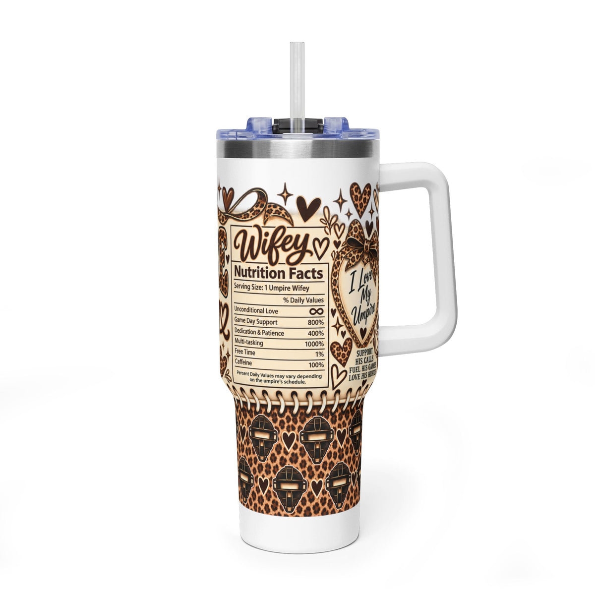 Umpire Wifey 40oz Vacuum Thermal Tumbler