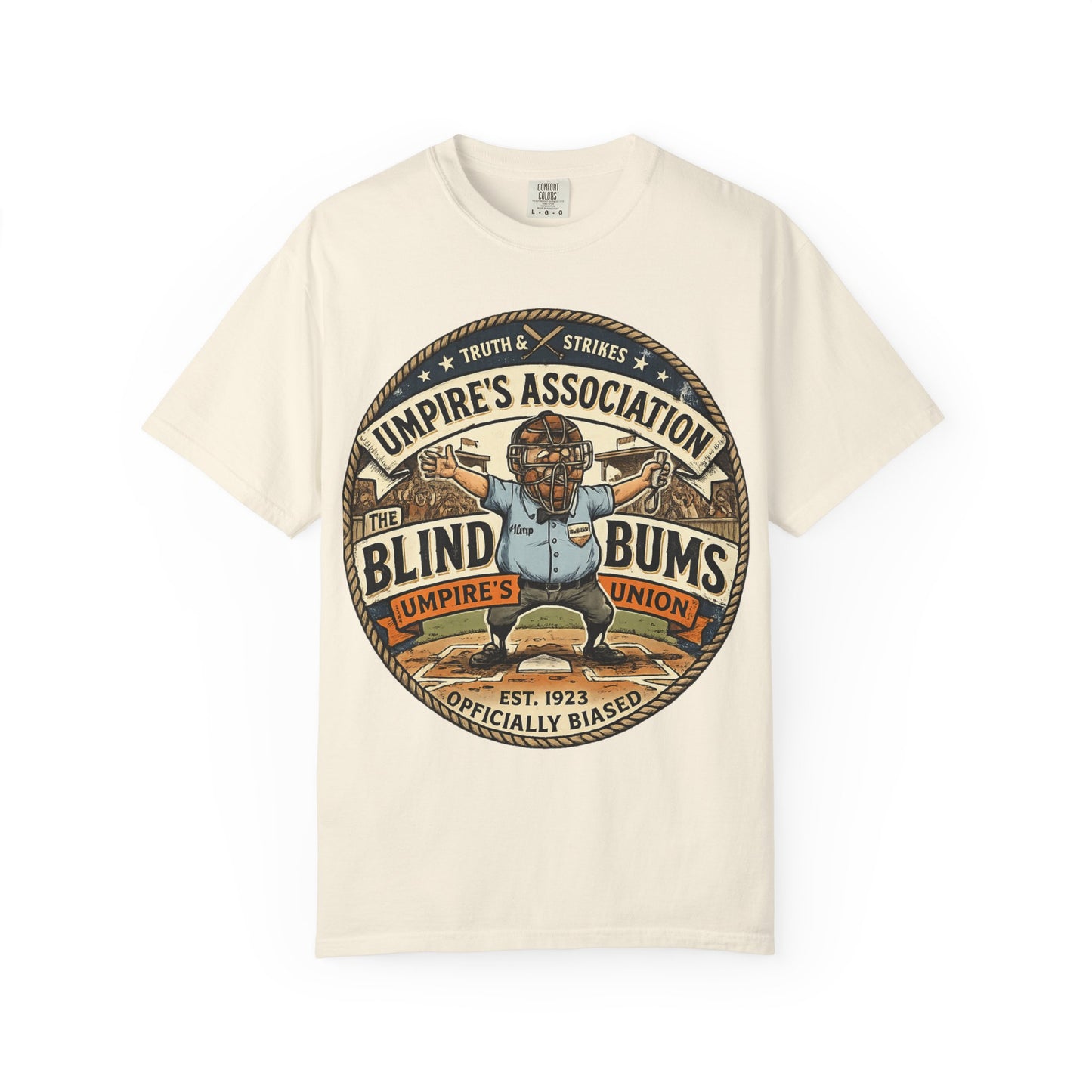 Umpire's Association "Blind Bums" Vintage Baseball T-Shirt