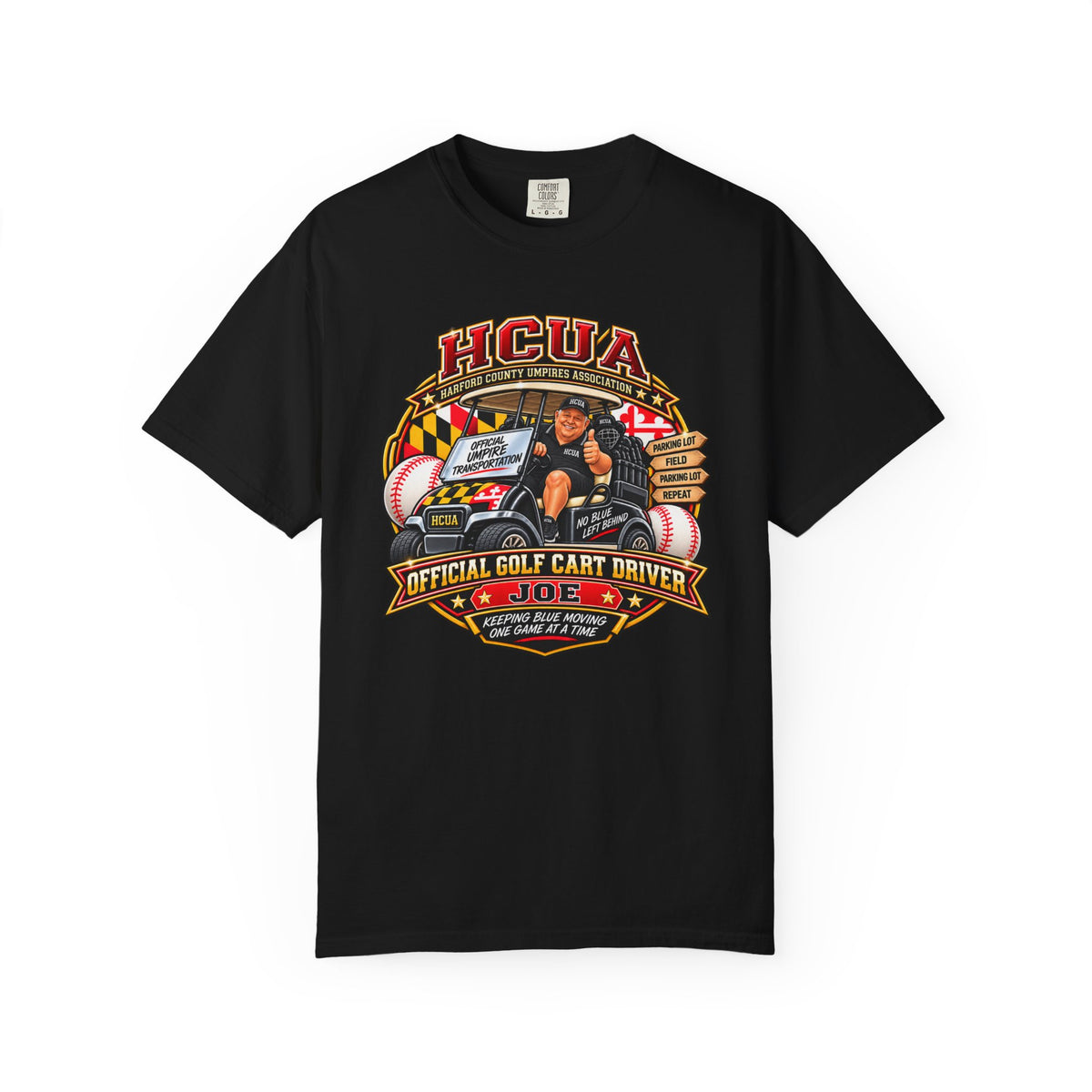 JOE HCUA Official Golf Cart Driver T-Shirt