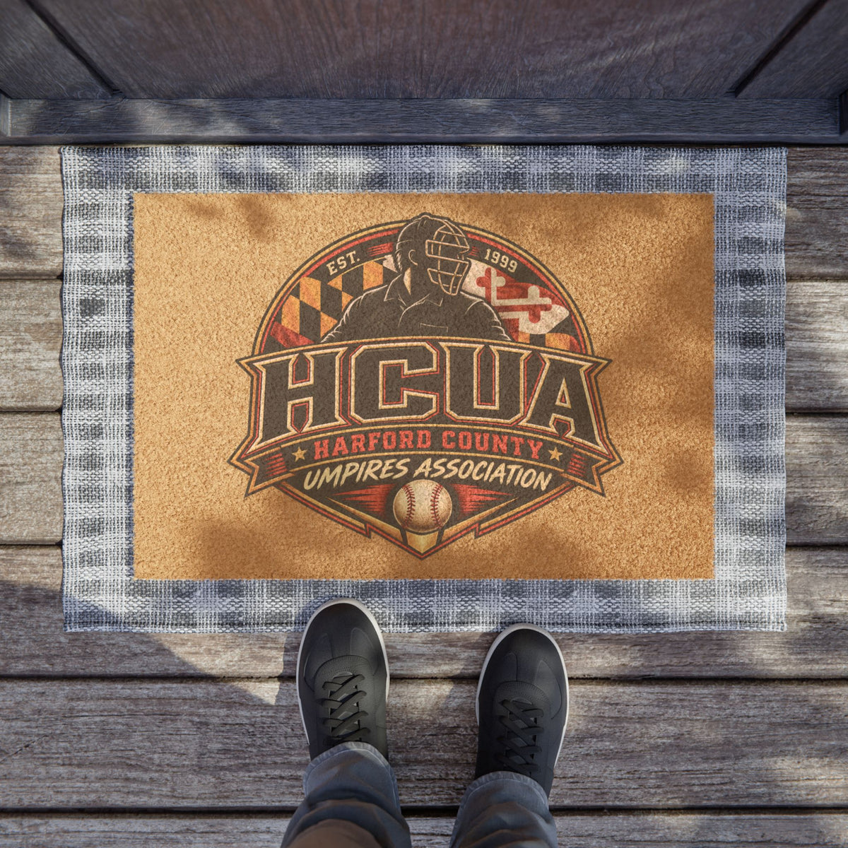 Harford County Umpires Association Doormat — H.C.U.A. Umpire Changing Mat