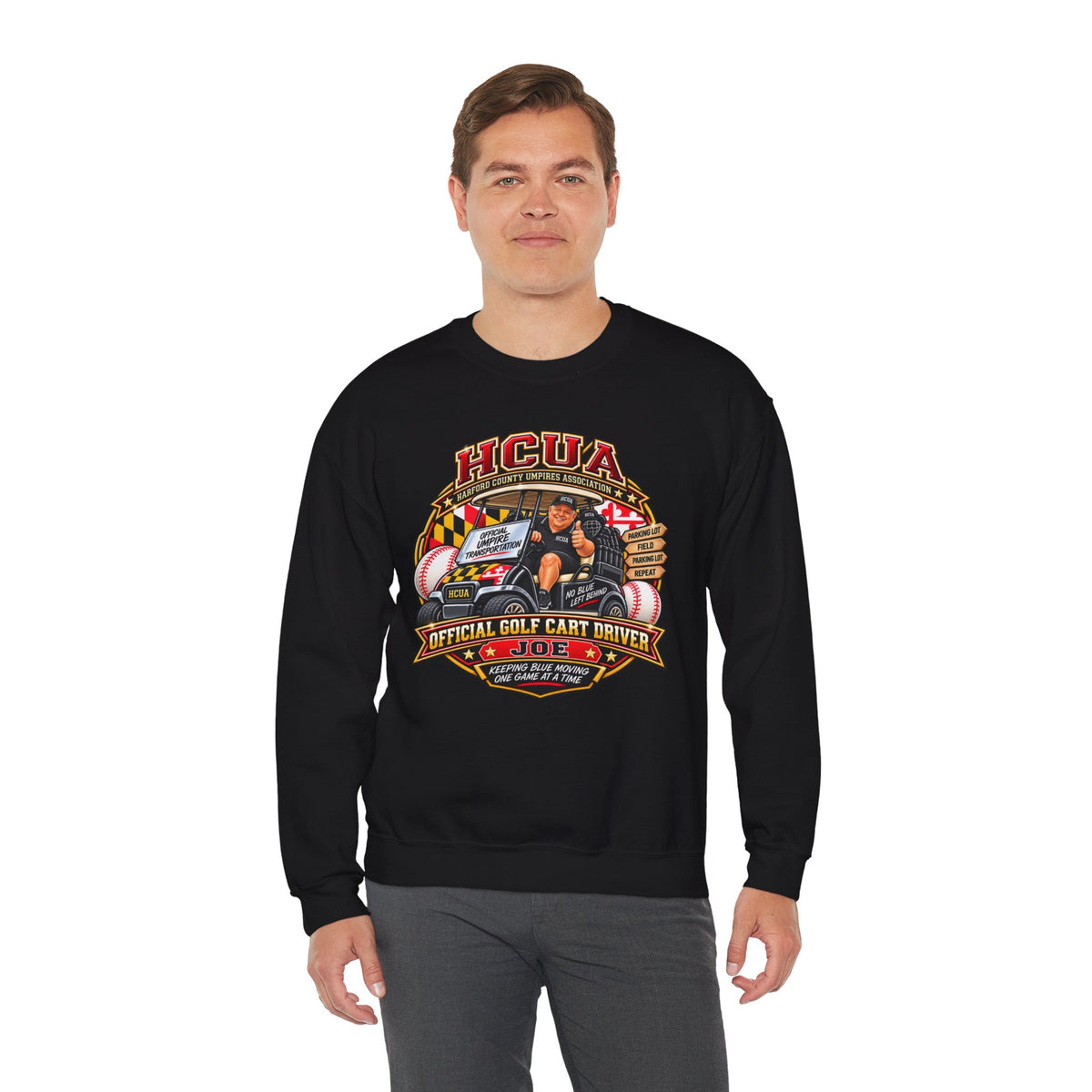 JOE HCUA Official Golf Cart Driver Sweatshirt: