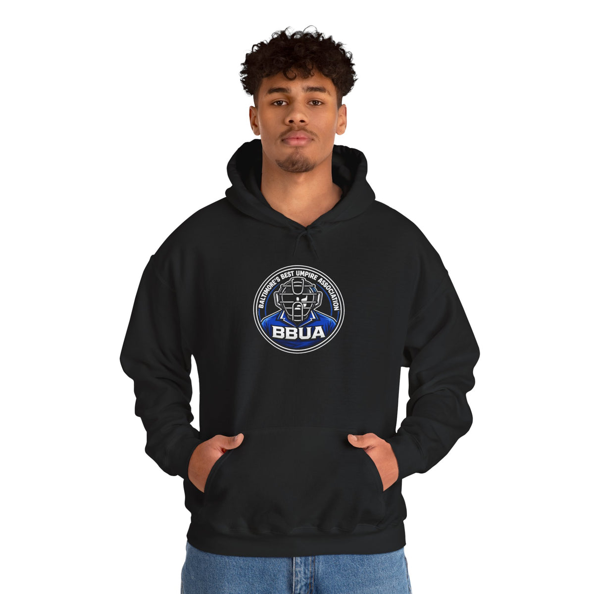 Baltimore Best Umpire Association Logo Hoodie – Retro Crest Sweatshirt