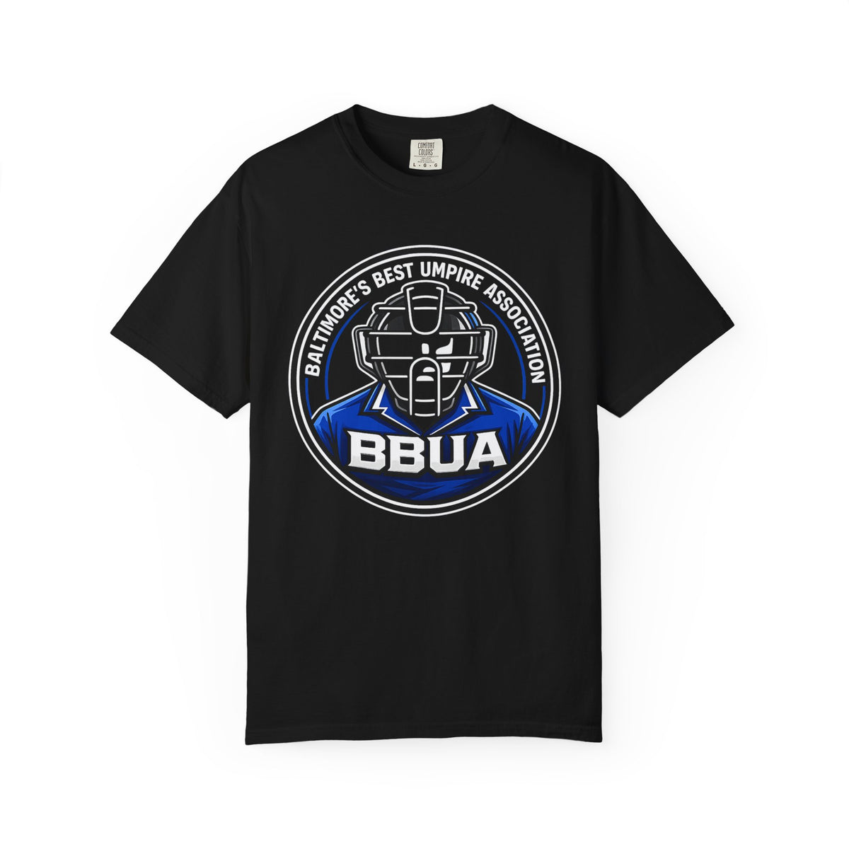 Baltimore Best Umpire Association T-Shirt — Baseball Umpire Logo Tee