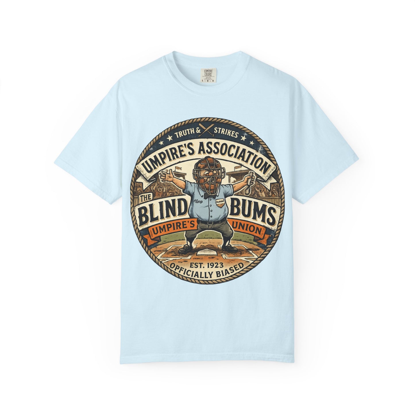 Umpire's Association "Blind Bums" Vintage Baseball T-Shirt