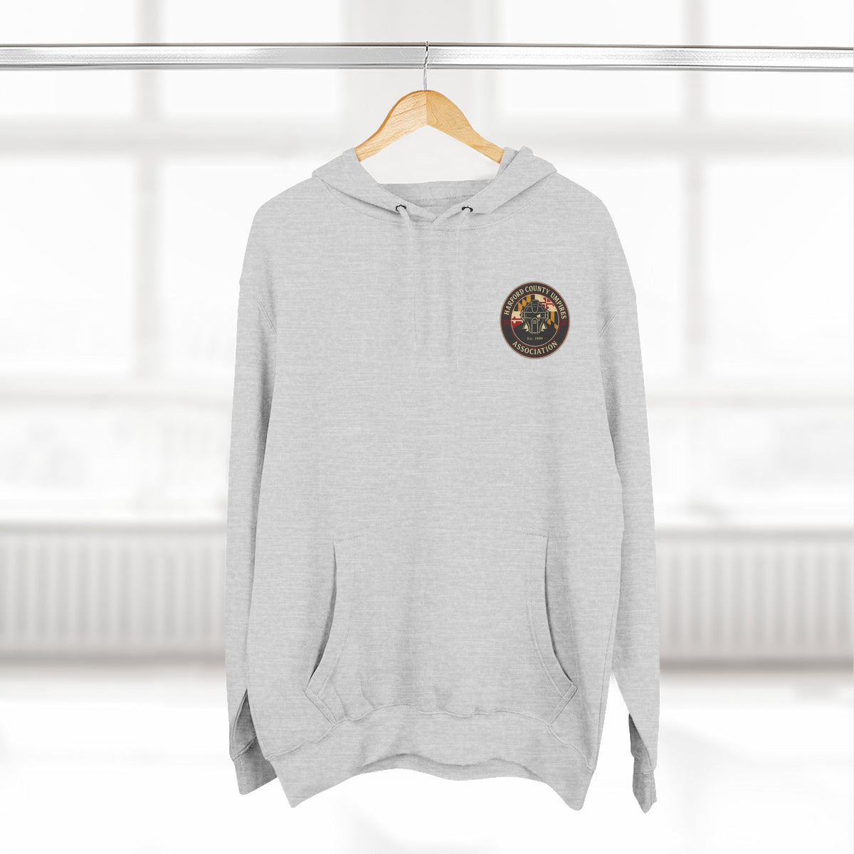 HCUA Premium Front & Back Logo Fleece Hoodie