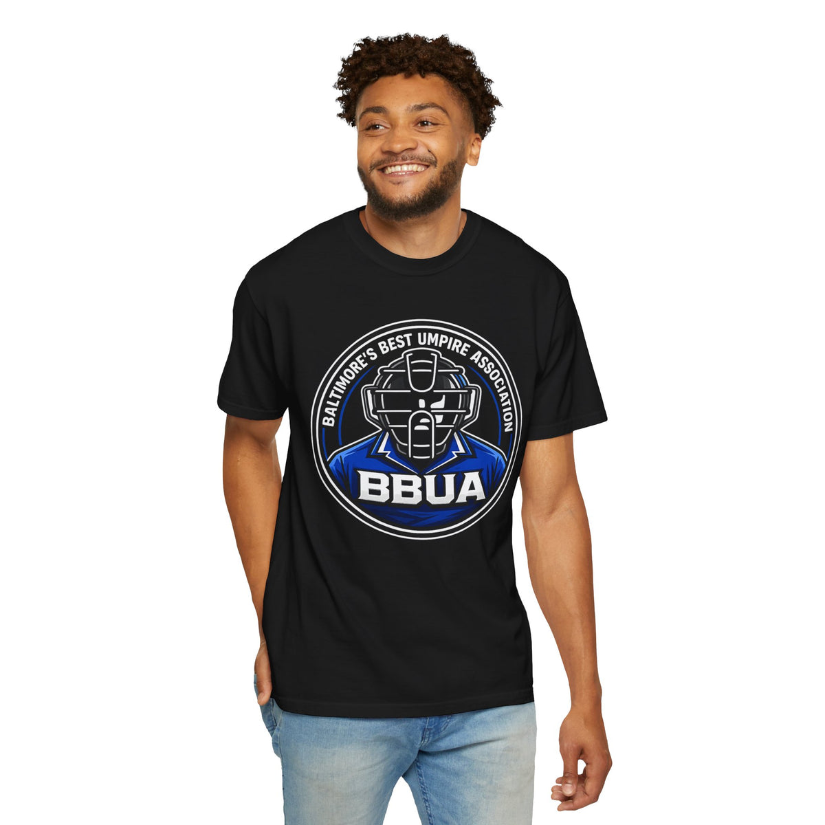 Baltimore Best Umpire Association T-Shirt — Baseball Umpire Logo Tee