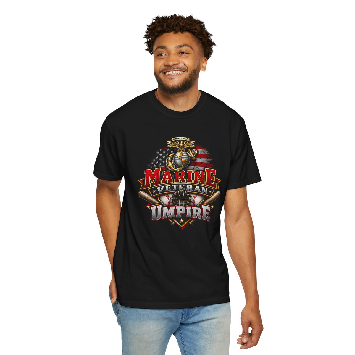 Marine Veteran Umpire T-Shirt