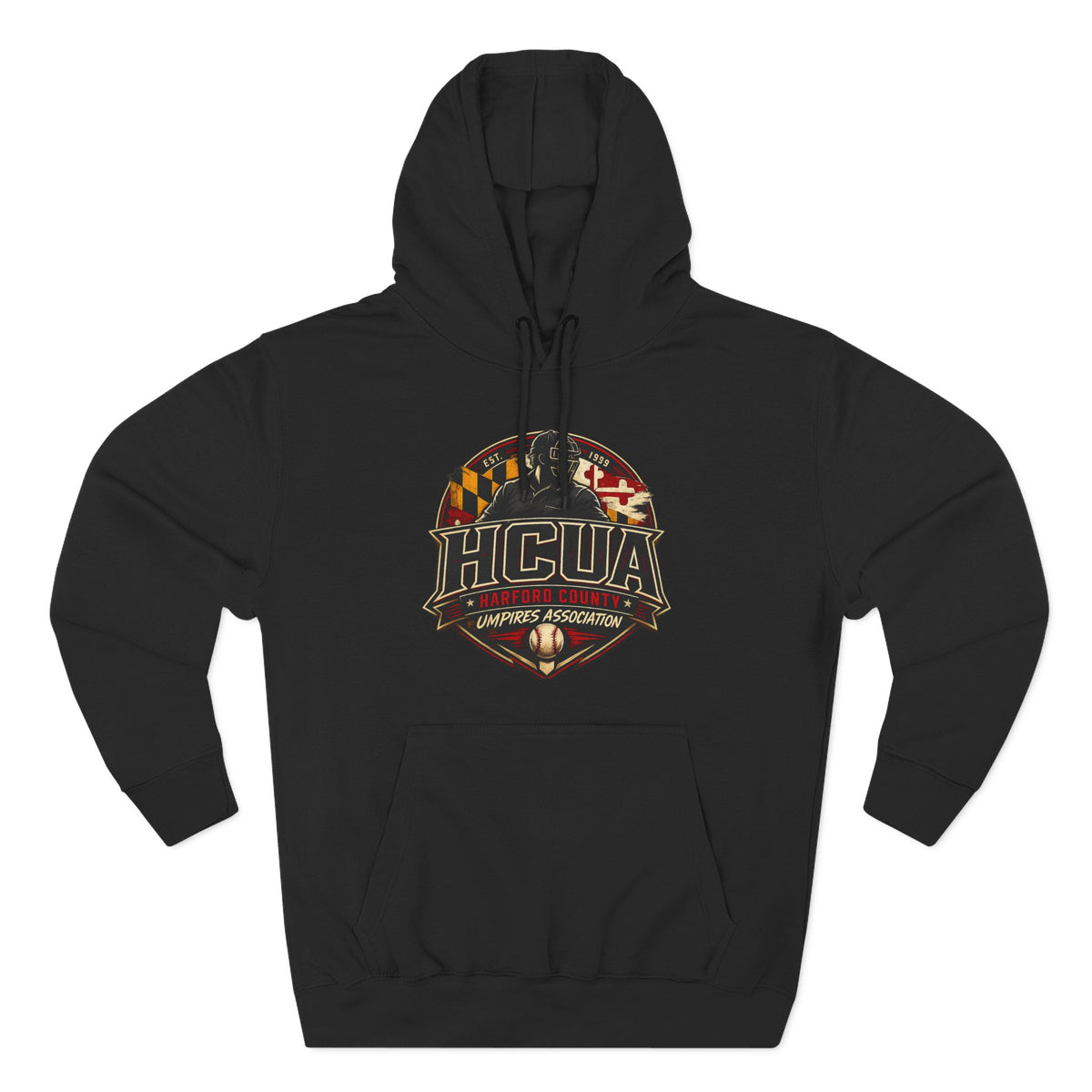 H.C.U.A. Black Hoodie