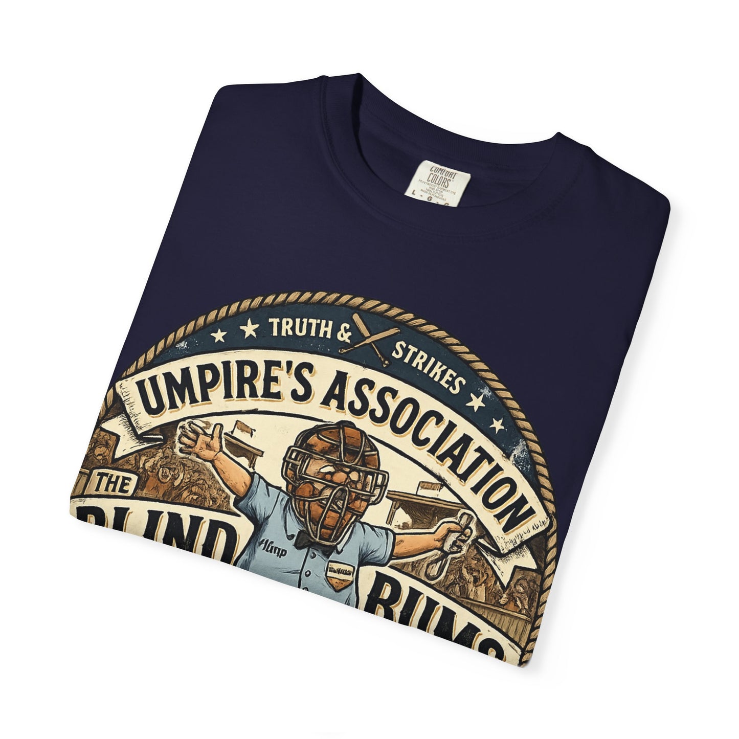 Umpire's Association "Blind Bums" Vintage Baseball T-Shirt