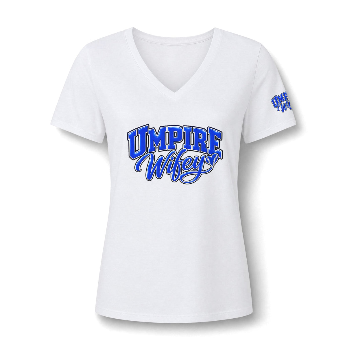 Umpire Wifey V-Neck Tee