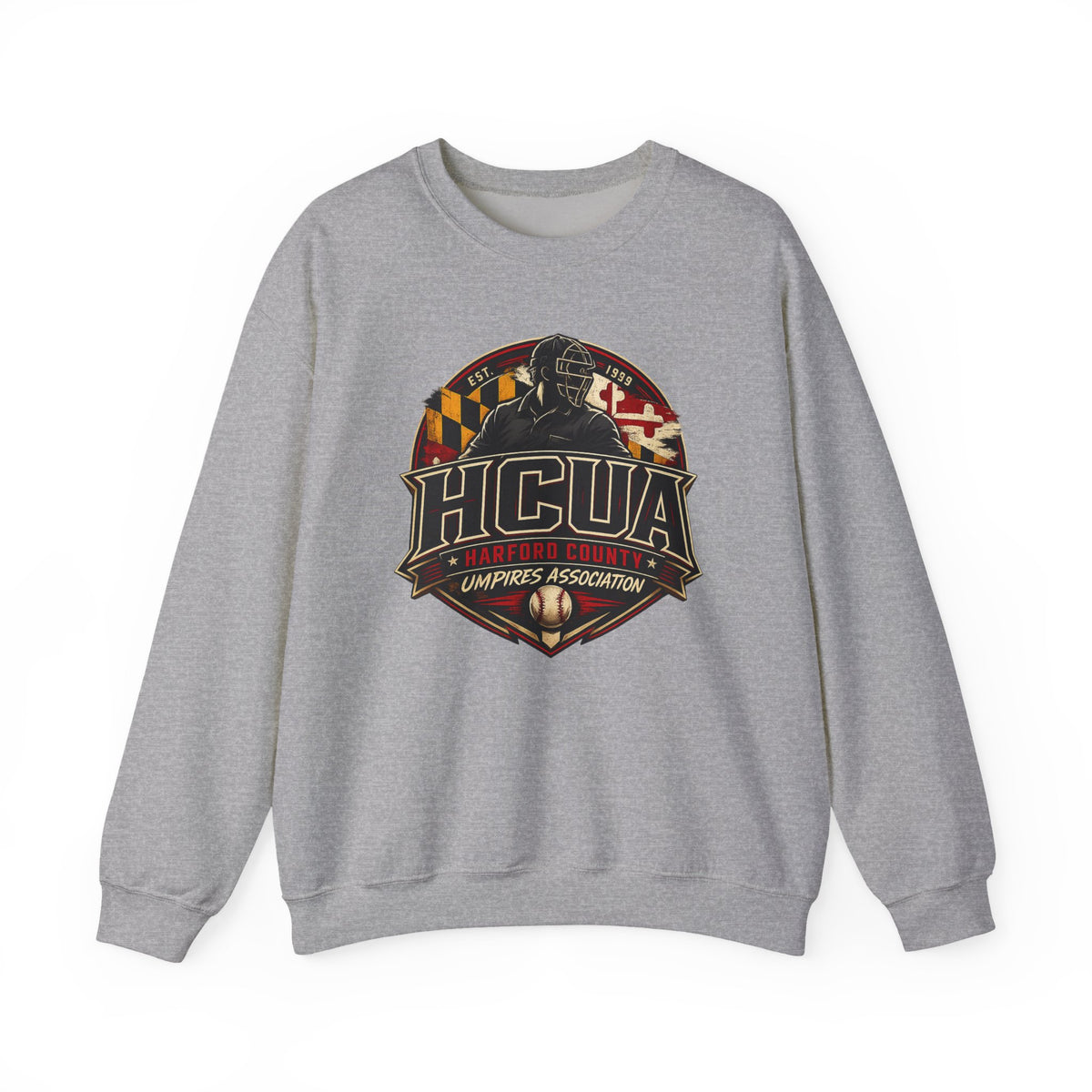 HCUA Umpires Crewneck Sweatshirt Gray