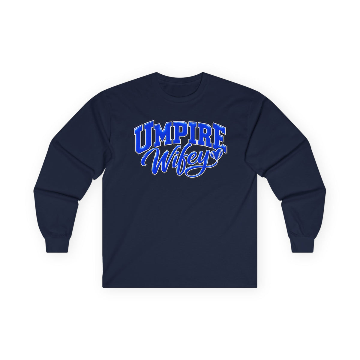 Umpire Wifey Long Sleeve Tee– Classic Navy