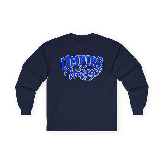 Umpire Wifey Long Sleeve Tee– Classic Navy
