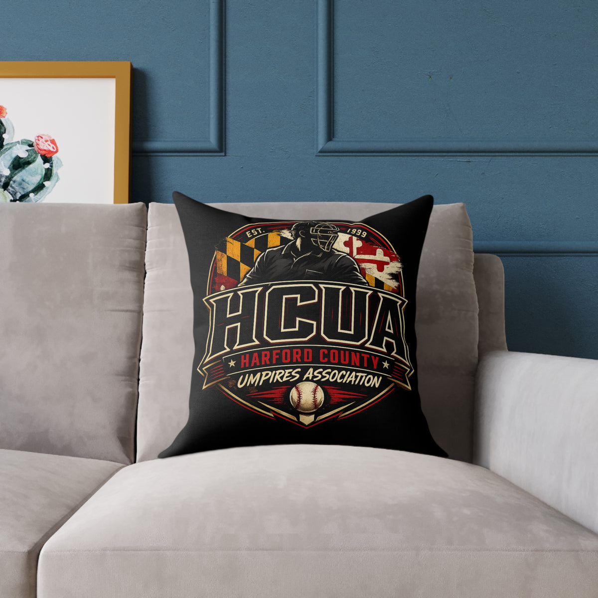 H.C.U.A. Square Canvas Pillow