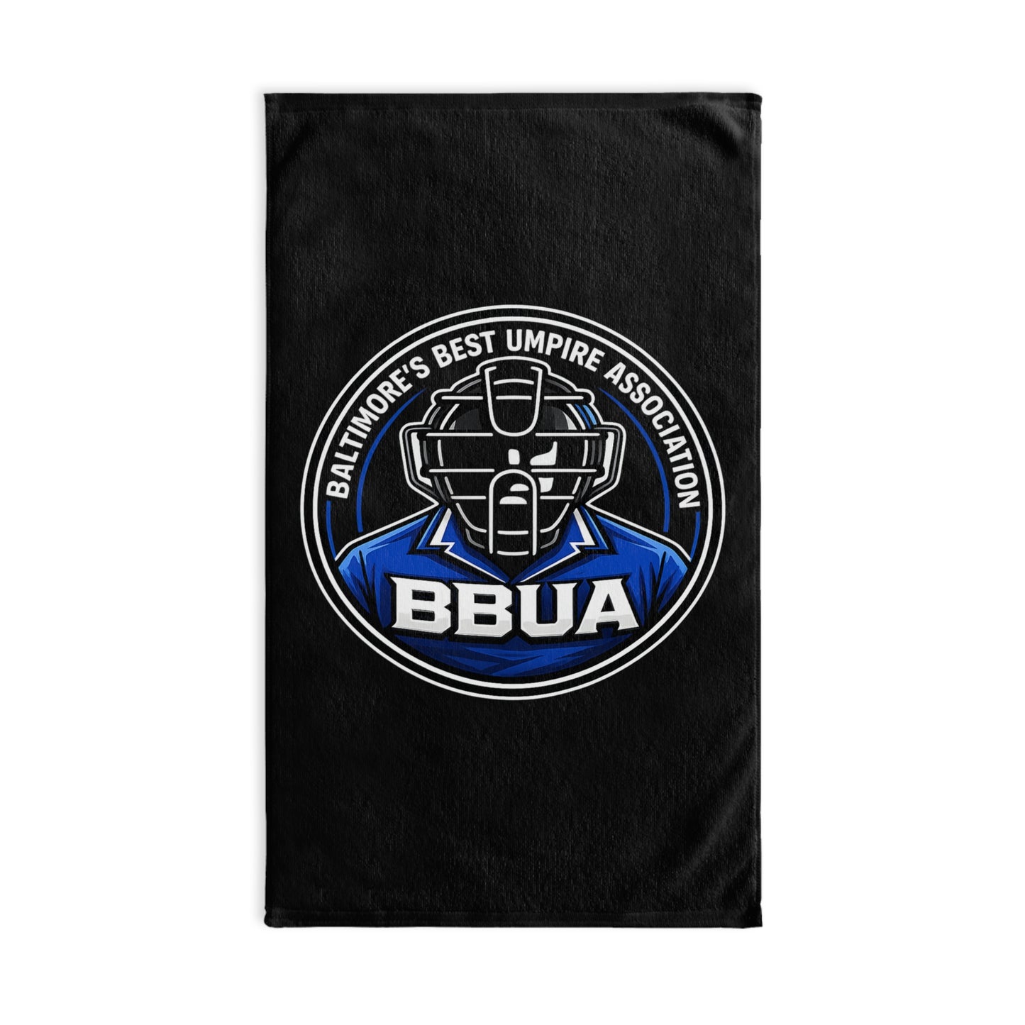 Baltimore's Best Umpire Association (BBUA) Hand Towel — Baseball Umpire Logo Towel