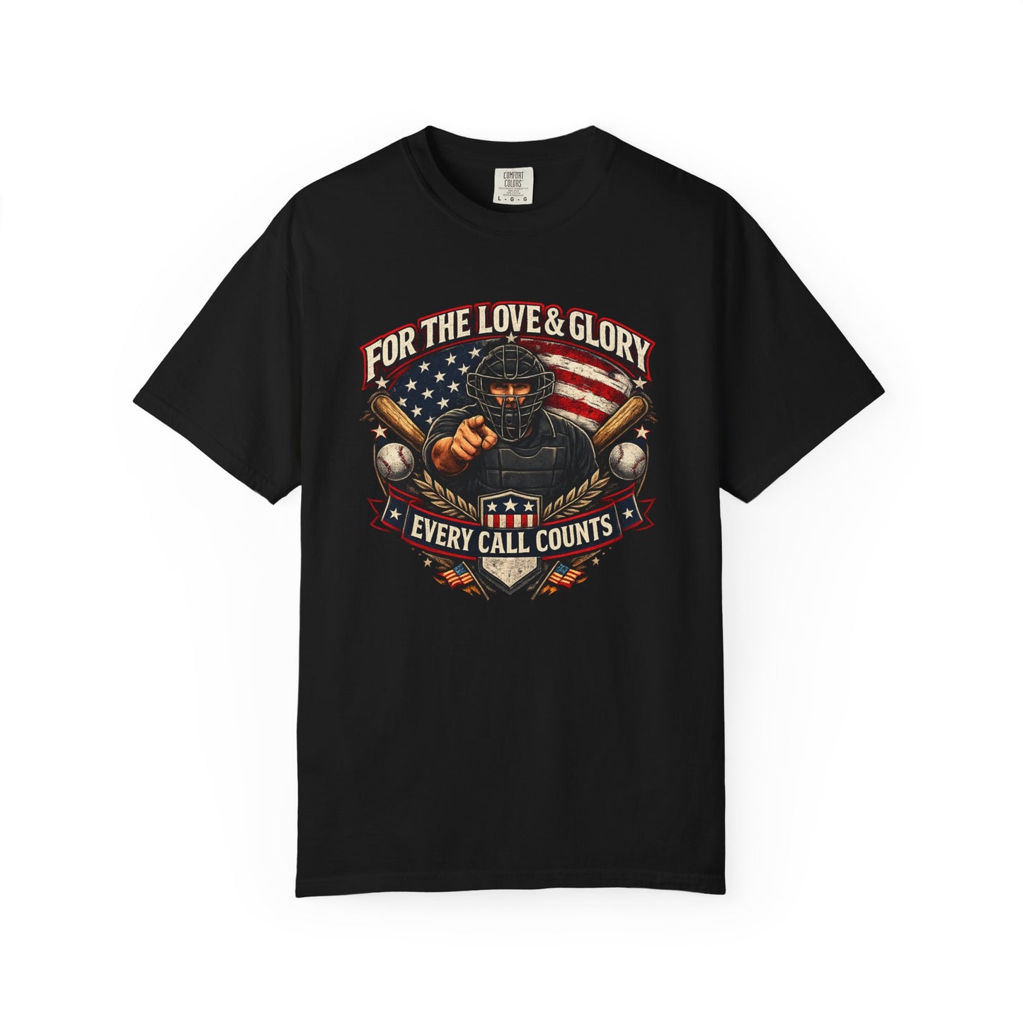 Every Call Counts™ Patriotic Umpire Tee